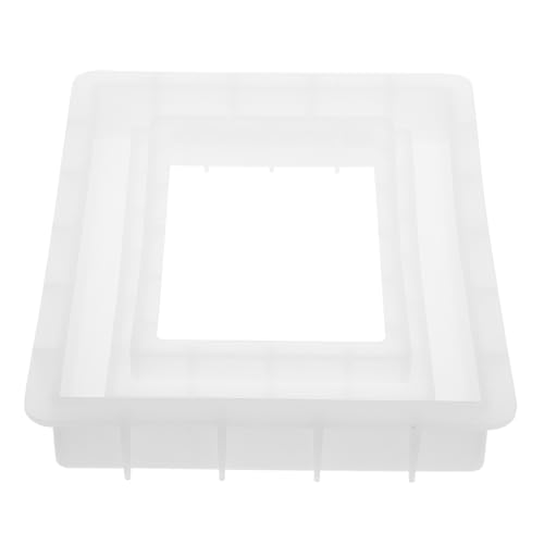 DIYEAH Kristall-epoxy-form Fotorahmen Selber Machen Bilderrahmen Für Epoxidform Bildrahmen Fondantform Rahmenform Gießformen Harz Einzigartige Silikonformen Epoxid-gießform Kieselgel von DIYEAH