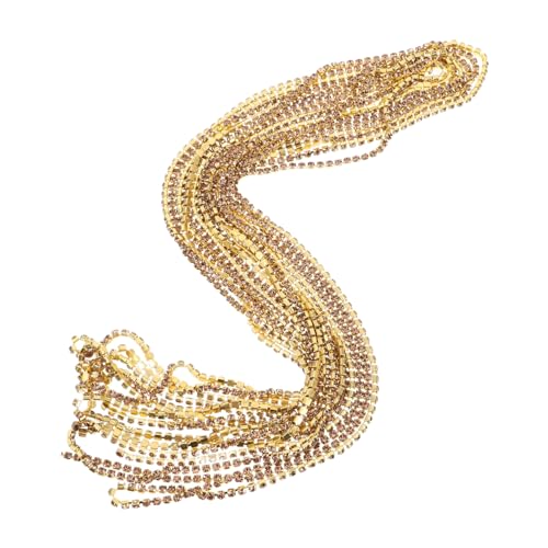 DIYEAH Kristall-strass-kette Geschlossene Claw Cup Kette Farbige DIY Schmuckbänder Robustes Kristallglas Vielseitig Einsetzbar für Handwerk und Verzierung DIYEAH Kristall-strass-kette Geschlossene Claw Cup Kette Farbige DIY Schmuckbänder Robustes Kristallglas Vielseitig Einsetzbar für Handwerk und Verzierung von DIYEAH