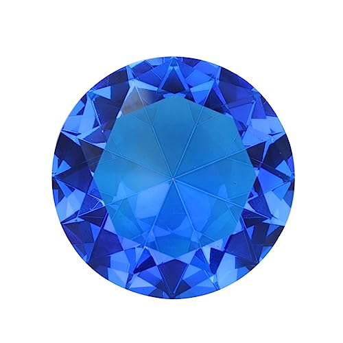 DIYEAH Künstlicher Diamant Blau Hochzeitsdekoration Wohnaccessoire Kristall Ornament für Romantische Anlässe Tischdeko für Feierlichkeiten Einzigartiges Design von DIYEAH