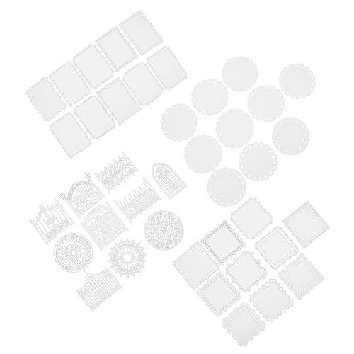 DIYEAH Lace Decorative Paper Teiliges Scrapbooking Papier für DIY Handaccounts Tagebücher Kreative Bastelprojekte Vintage Design für Einzigartige Dekorationen von DIYEAH