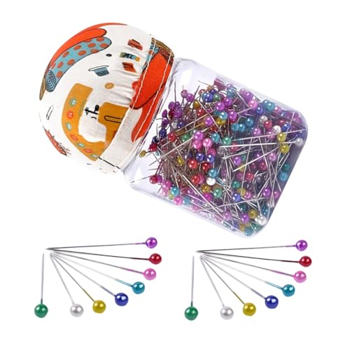 DIYEAH Lange Nähnadeln mit Nadelkissen Präzisionsnadeln für Stoffe Schmuck Diy Dekoration Handarbeitszubehör für Kreative Projekte von DIYEAH