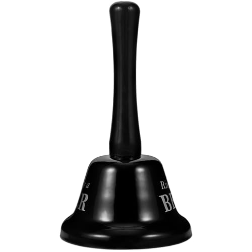 DIYEAH Lauter Handglocke aus Metall für Bachelorpartys und Bars Kreative Serviceglocke Schwarz für Veranstaltungen Restaurants für Lehrer DIYEAH Lauter Handglocke aus Metall für Bachelorpartys und Bars Kreative Serviceglocke Schwarz für Veranstaltungen Restaurants für Lehrer von DIYEAH