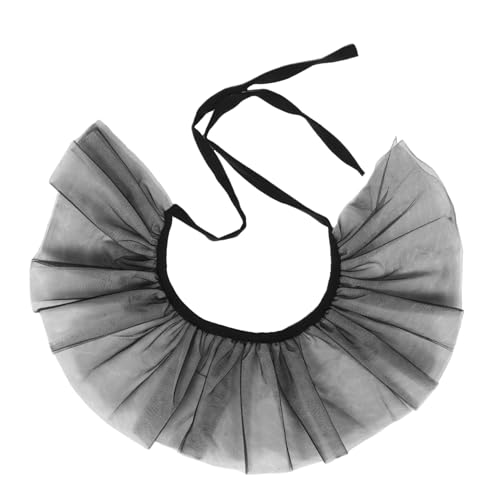 DIYEAH Layered Clown Neck Collar Abnehmbarer Tüllkragen für Cosplay und Frühlings Sommer Outfits Leicht und Vielseitig Trendiges Puffdesign von DIYEAH
