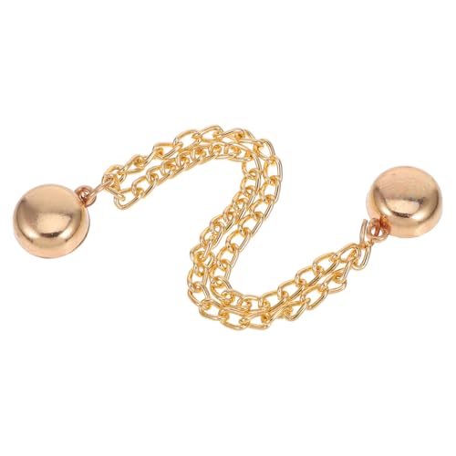 DIYEAH Magnetische Hosenclip Knöpfe Nahtlos Verstellbar ohne Nähen Starke Magnetverschlüsse Schonend für Textilien Vielseitig für Hosenbein Verkürzung Goldfarbene Garderoben Accessoires von DIYEAH