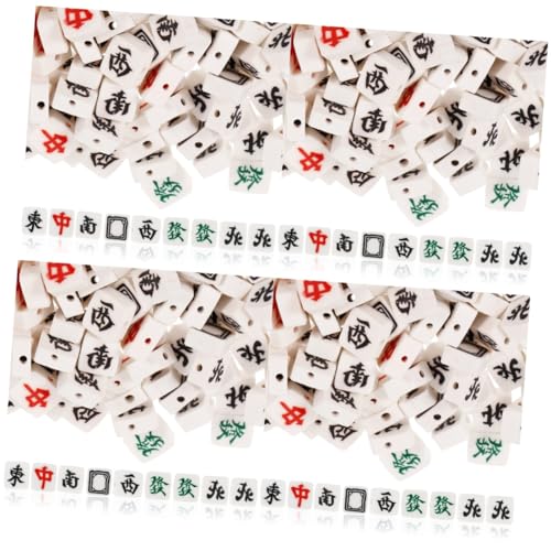 DIYEAH Mahjong-Perlen zur Herstellung von Armbändern, Perlen, Armbandherstellung, Set, Perlen, Charms, Armbandherstellung, Zubehör, Ton, Halskette, lose Perlen, Ton, Abstandshalter, Sportperlen für DIYEAH Mahjong-Perlen zur Herstellung von Armbändern, Perlen, Armbandherstellung, Set, Perlen, Charms, Armbandherstellung, Zubehör, Ton, Halskette, lose Perlen, Ton, Abstandshalter, Sportperlen für von DIYEAH