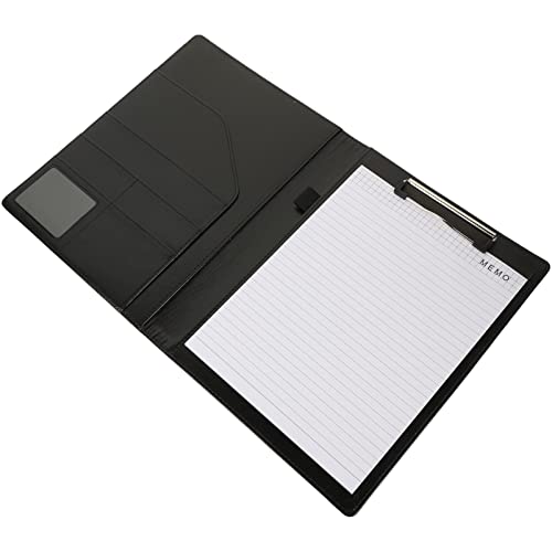 DIYEAH Mappe Inhaber Aktenordner Aus Papier Schlüssel Lagerung Geschäft Multi Abdeckung Veranstalter Banker Büro Klein Bindemittel Office-dateiordner Halter Für Lose Blätter Black Pu von DIYEAH