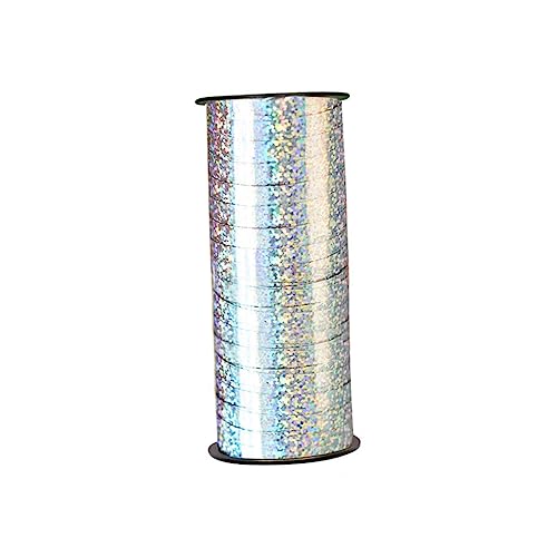 DIYEAH Metallic Silber Curling Ribbon Roll mit Holographischem Glitzereffekt Glänzend Vielseitig für Geschenkbänder Partydekoration Bastelbedarf und Geschenkverpackung DIYEAH Metallic Silber Curling Ribbon Roll mit Holographischem Glitzereffekt Glänzend Vielseitig für Geschenkbänder Partydekoration Bastelbedarf und Geschenkverpackung von DIYEAH