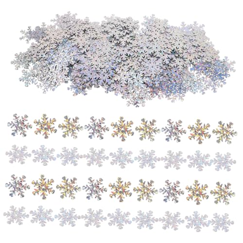 DIYEAH Metallische Flache Pailletten 30 G Bastelmaterial Schneeflocken-glitzer Weihnachtsbastelbedarf Dekoratives Mini-weihnachtsdekor DIYEAH Metallische Flache Pailletten 30 G Bastelmaterial Schneeflocken-glitzer Weihnachtsbastelbedarf Dekoratives Mini-weihnachtsdekor von DIYEAH