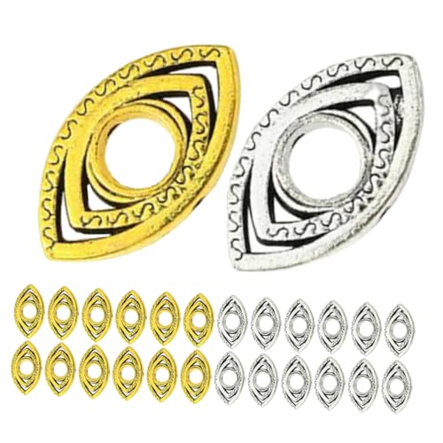 DIYEAH Mischfarbige Metallperlen Charms für Diy Schmuckherstellung Feng Shui Augenanhänger für Armbänder und Ohrringe DIYEAH Mischfarbige Metallperlen Charms für Diy Schmuckherstellung Feng Shui Augenanhänger für Armbänder und Ohrringe von DIYEAH