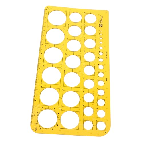 DIYEAH Modell Malvorlage Schablonen Vorlage Zum Zeichnen Malschablonen Zeichnen Malen Sprühschablone Malvorlagen Schablonen Zum Malen Basteln Vorlage Gelb Pvc von DIYEAH