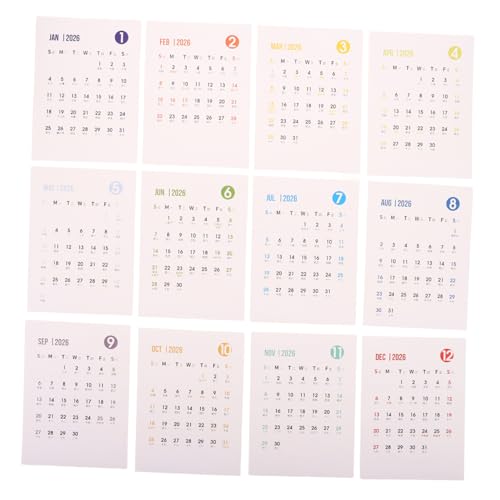 DIYEAH Monatskalender Aufkleber Selbstklebend Jahresplaner Monate Pocket Kalender Für Büro Zuhause Schule Kreative Diy Terminplanung DIYEAH Monatskalender Aufkleber Selbstklebend Jahresplaner Monate Pocket Kalender Für Büro Zuhause Schule Kreative Diy Terminplanung von DIYEAH