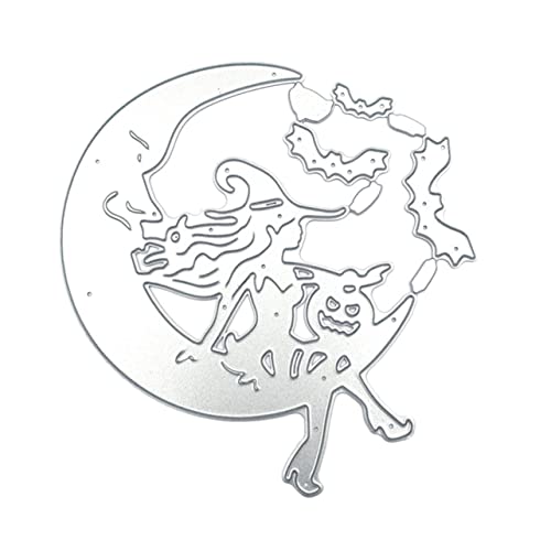 DIYEAH Mondhexenmesser Sterben Schneidwerkzeug Scrapbook-stanzformen Halloween Die Schneiden Für Und Schnitte Schablonen Stanzformen Aus Metall Silver Kohlenstoffstahl von DIYEAH