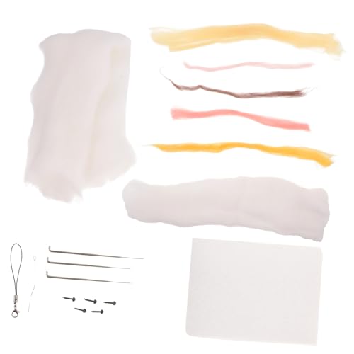 DIYEAH Nadel Filzset mit Zubehör DIY Filzmaterial für Handgefertigte Ornamente Wollfilz und Nadeln für Kreative Bastelprojekte und Anfänger DIYEAH Nadel Filzset mit Zubehör DIY Filzmaterial für Handgefertigte Ornamente Wollfilz und Nadeln für Kreative Bastelprojekte und Anfänger von DIYEAH