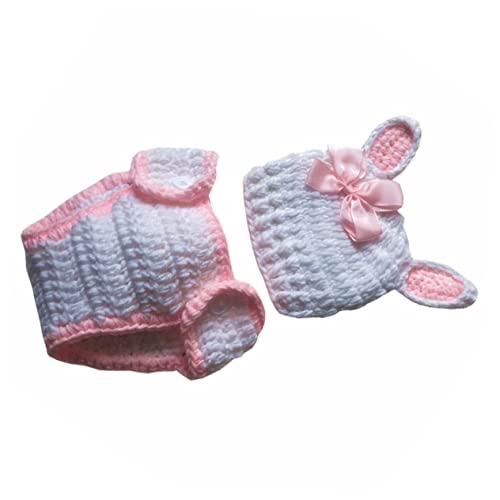 DIYEAH Neugeborenen Fotokostüm Handgestrickter Osterhasen Anzug für Babyfotoshootings Hochwertiges Baumwollgarn Zufälliger Schleifen Accessoire für Erinnerungsfotos und Feiertagsfeiern DIYEAH Neugeborenen Fotokostüm Handgestrickter Osterhasen Anzug für Babyfotoshootings Hochwertiges Baumwollgarn Zufälliger Schleifen Accessoire für Erinnerungsfotos und Feiertagsfeiern von DIYEAH