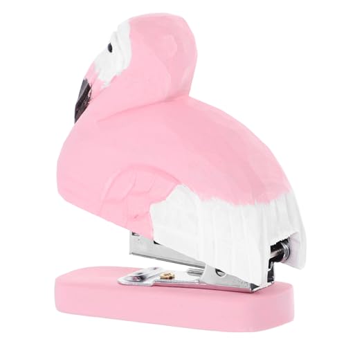 DIYEAH Niedlicher Tragbarer Kreativer Flamingo Stapler für Büro und Zuhause Schreibtischdekoration für Erwachsene und Funktional und DIYEAH Niedlicher Tragbarer Kreativer Flamingo Stapler für Büro und Zuhause Schreibtischdekoration für Erwachsene und Funktional und von DIYEAH