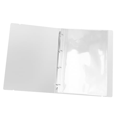 DIYEAH Notenordner mit Ring Mechanik Transparenter Musikmappen Organizer Aktenordner für Zuhause Schule und Büro Hüllen für Notenblätter Portabel und Stabil von DIYEAH