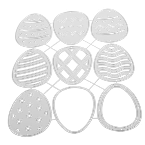 DIYEAH Ostern Sterben Sterben Die Gestanzte Formen Basteln Herstellung Schneiden Stanzformen Schnitte Schnitt Stirbt Prägemappen Osterschablonen Schneidwerkzeug Kohlenstoffstahl Silver von DIYEAH