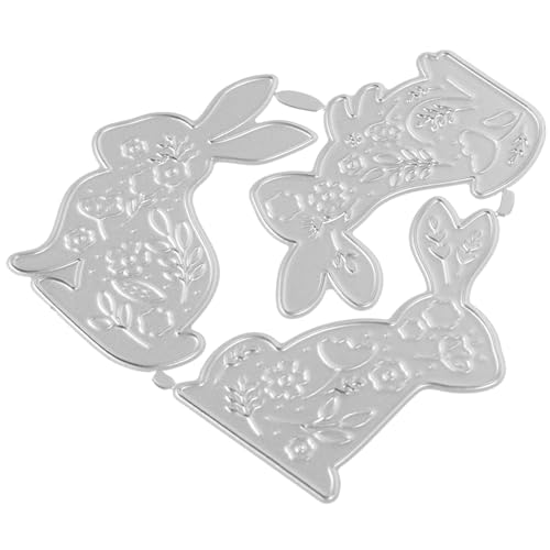 DIYEAH Ostern sterben sterben prägen Wort gestanzt für empfindliche Stanzform handwerkliches Werkzeug Stanzformen Prägewerkzeug zur Papierherstellung Kohlenstoffstahl Silver von DIYEAH