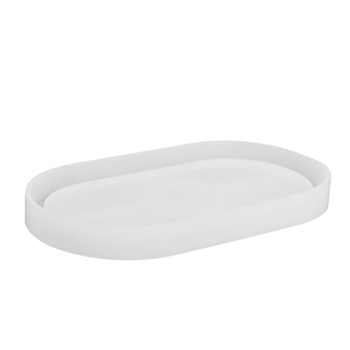 DIYEAH Ovale Tablettformen Aus Silikon: Diy-untersetzer, Epoxidharz-gießtablettformen, Behälter Zum Basteln, Diy-schmuck, Schmucktablett-dekoration von DIYEAH