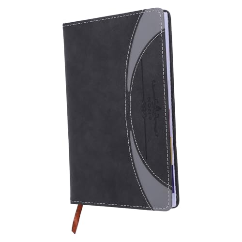 DIYEAH PU Tagebuch mit Monatsindex Bookmarks Persönlicher Planer für Männer und Frauen Notizen Meetings und Reisen Flexibles Notizbuch für von DIYEAH