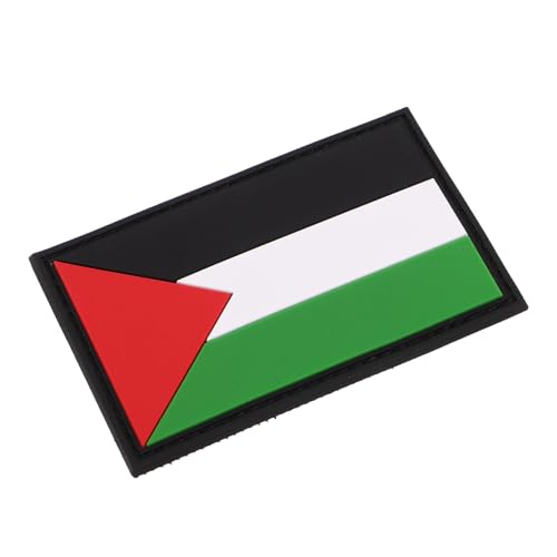 DIYEAH Palästina Aufnäher PVC Patch mit Stickerei Abnehmbares Klettband Armband Badge für Kleidung und Rucksack Vielseitiger Outdoor Aufnäher Bequem und Modisch Einzigartiges Design von DIYEAH