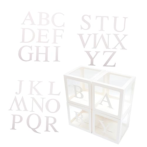 DIYEAH Papierbox mit Transparentem Fenster Ballonbox mit Buchstaben Einfache Dekorative Box für Babyparty Geburtstag Party Dekoration Vielseitig Kombinierbar Diy Partydekoration DIYEAH Papierbox mit Transparentem Fenster Ballonbox mit Buchstaben Einfache Dekorative Box für Babyparty Geburtstag Party Dekoration Vielseitig Kombinierbar Diy Partydekoration von DIYEAH
