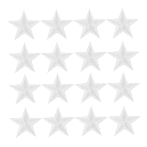 DIYEAH Pentagramm Aufnäher 24 Stück Für Rucksack Stern Stickerei T Shirt Aufnäher Verzierungen Kleidungsflicken Zum Aufbügeln Hutflicken Zum Aufbügeln Stickerei Sterne von DIYEAH