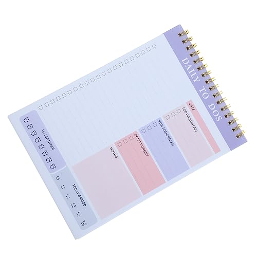 DIYEAH Planer Notizbuch Abreiß Notizblock für Tägliche To Do Listen und Zeitpläne Tragbarer Notizblock mit Registerkarten für Büro und Zuhause DIYEAH Planer Notizbuch Abreiß Notizblock für Tägliche To Do Listen und Zeitpläne Tragbarer Notizblock mit Registerkarten für Büro und Zuhause von DIYEAH