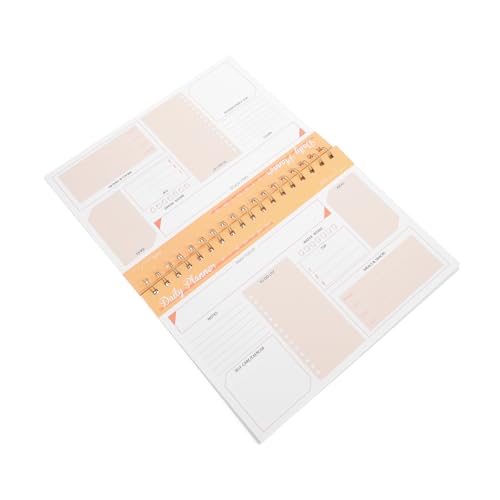 DIYEAH Planer Täglich Kombiniert Notizblock Spiral- Planblock Tag Notizbilder Vereinfacht Kalender-notizbuch Arbeiten Planungsbuch Zeitplan Notizbuch Eisen Orange DIYEAH Planer Täglich Kombiniert Notizblock Spiral- Planblock Tag Notizbilder Vereinfacht Kalender-notizbuch Arbeiten Planungsbuch Zeitplan Notizbuch Eisen Orange von DIYEAH