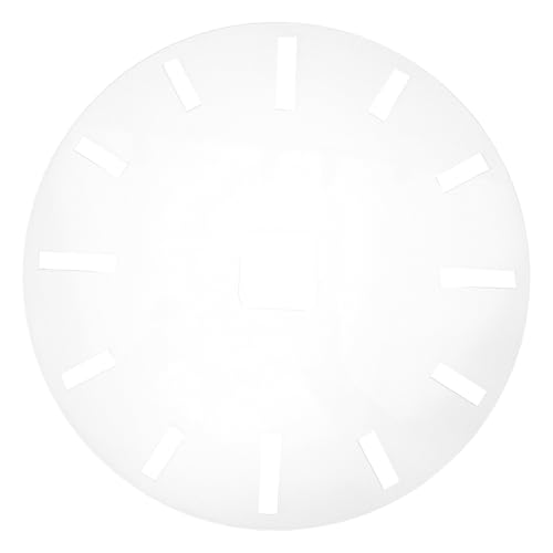 DIYEAH Präzise Acryl Uhrenschablone mit Zifferblatt für Router Holzarbeiten DIY Einlegevorlage Kratzfeste Oberfläche Einfache Ausrichtung Vielseitig Einsetzbar für Kreative von DIYEAH