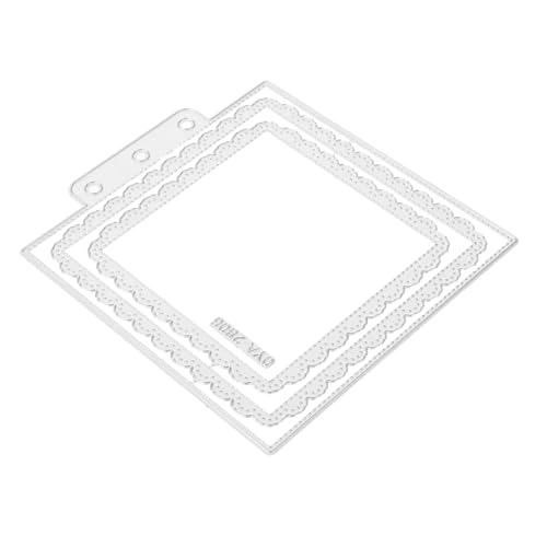 DIYEAH Präzise Carbonstahl Stanzformen für Scrapbooking Embossing Schablonen für Kartenherstellung und Diy Projekte Quadratische Spitzenrahmen für Kreative Anwendungen DIYEAH Präzise Carbonstahl Stanzformen für Scrapbooking Embossing Schablonen für Kartenherstellung und Diy Projekte Quadratische Spitzenrahmen für Kreative Anwendungen von DIYEAH