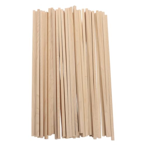 DIYEAH 30 Stück Quadratische Holzstäbe 6 Mm X 30 Cm Bastelmaterial Aus Holz Für Projekte Von Jungen Und Mädchen von DIYEAH