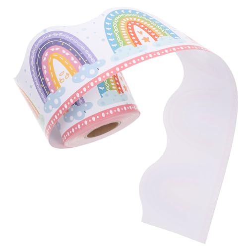 DIYEAH Regenbogen -Dekorationspapier Schultafelgrenzen im Klassenzimmer Grenzen Klassenzimmer Bulletin Pinnwand- Halloween-Pinnwand-Grenze Klassenzimmergrenzen beschichtetes Papier DIYEAH Regenbogen -Dekorationspapier Schultafelgrenzen im Klassenzimmer Grenzen Klassenzimmer Bulletin Pinnwand- Halloween-Pinnwand-Grenze Klassenzimmergrenzen beschichtetes Papier von DIYEAH