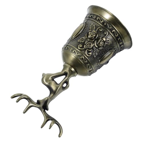 DIYEAH Retro Handglocke Vintage Glocken Dinner Bell Bell Restaurant Rufglocke Esstischglocke Handschüttelglocke Retro Rufglocke Kundendienstglocke Hotel Geschirrglocke Kupfer von DIYEAH