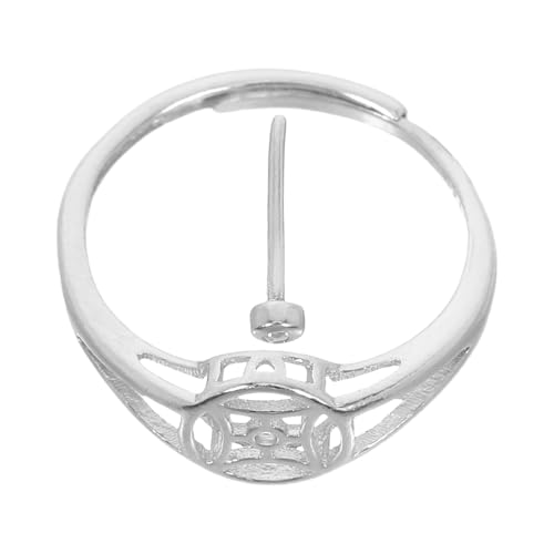 DIYEAH Ringrohling zur Schmuckherstellung: Verstellbare Ringfassungen aus Silber mit flacher Basis – Rohling für die Schmuckherstellung, DIY-Basteln DIYEAH Ringrohling zur Schmuckherstellung: Verstellbare Ringfassungen aus Silber mit flacher Basis – Rohling für die Schmuckherstellung, DIY-Basteln von DIYEAH
