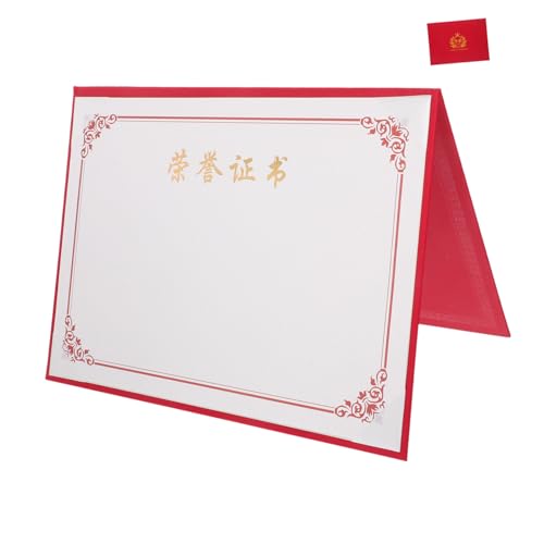 DIYEAH Rotes Zertifikatset mit Urkundenhüllen und Papierumschlägen Vielseitig Einsetzbar für Abschlussurkunden Auszeichnungen und Anerkennungszertifikate Passend für Standardpapiergrößen DIYEAH Rotes Zertifikatset mit Urkundenhüllen und Papierumschlägen Vielseitig Einsetzbar für Abschlussurkunden Auszeichnungen und Anerkennungszertifikate Passend für Standardpapiergrößen von DIYEAH