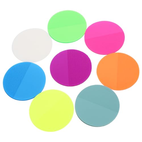 DIYEAH Runde Klare Haftnotizen Farben Fluoreszierend Pet material Wiederverwendbar Praktische Portable Memo Pads für Schule Büro und Haushalt zum Beschriften und Markieren DIYEAH Runde Klare Haftnotizen Farben Fluoreszierend Pet material Wiederverwendbar Praktische Portable Memo Pads für Schule Büro und Haushalt zum Beschriften und Markieren von DIYEAH