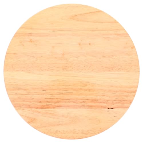 DIYEAH Runder Hocker Sitzfläche aus Massivem Holz Robuste Holzplatte Ersatz für Barhocker Runde Sitzplatte Langlebiges Holzsitzzubehör für Kantinen und Gartenstühle von DIYEAH