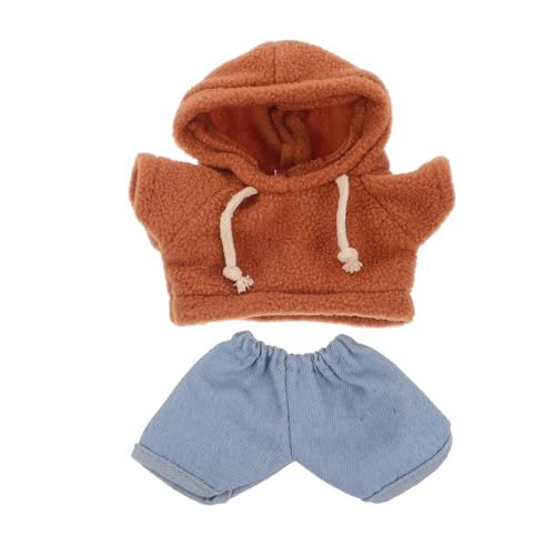 DIYEAH Satz Puppenkleidungsset Puppenkleidung tragen Plüschtier verkleiden Anziehzubehör Mini-Bär-Puppenkleidung Puppe verkleiden Sich Kleidung Stofftiermode Puppen anziehen Kurzer Plüsch von DIYEAH