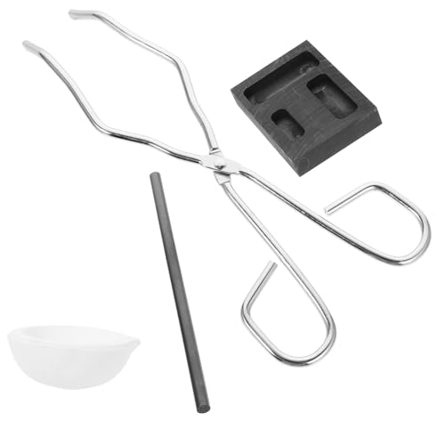 DIYEAH Schmelz Set für Schmuckherstellung Gießform für Gold und Silber Hochtemperaturbeständig für DIY Projekte und Chemische Experimente DIYEAH Schmelz Set für Schmuckherstellung Gießform für Gold und Silber Hochtemperaturbeständig für DIY Projekte und Chemische Experimente von DIYEAH