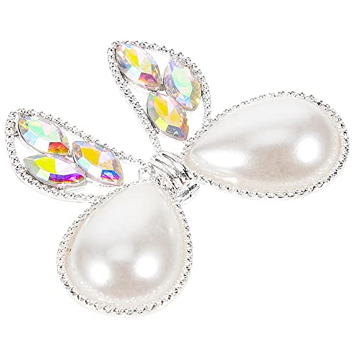 DIYEAH Schmetterlings Applikation aus Strass Glitzernde Patches für Kleidung Schuhe und DIY Bastelprojekte Hochwertige Alloy Dekoration Verschiedenen Farben von DIYEAH