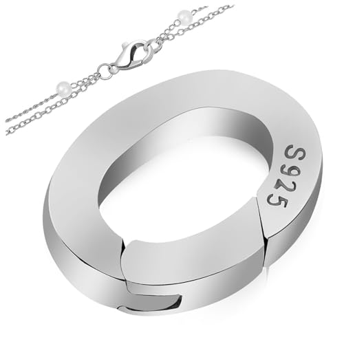 DIYEAH Schmuckverschlüsse für Armbänder Material verkürzen Halskettenschließe Schmuckverschluss Anhänger Armbandverschlüsse und Verschlüsse Halskette Verbindungsverschluss Silber- Silver DIYEAH Schmuckverschlüsse für Armbänder Material verkürzen Halskettenschließe Schmuckverschluss Anhänger Armbandverschlüsse und Verschlüsse Halskette Verbindungsverschluss Silber- Silver von DIYEAH