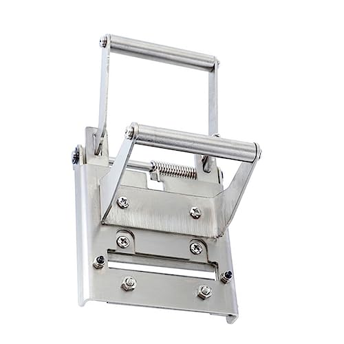 DIYEAH Schneid- und Trimmmaschine Cutter Streifenbildung Furnier trimmen Kantenschneider Trimmer für Metallbänder Endschneider aus Edelstahl Rostfreier Stahl Silver von DIYEAH