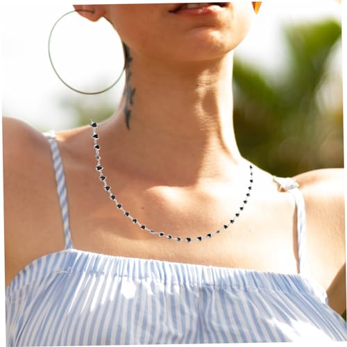 DIYEAH Schwarze Zirkonia Halskette Diy Schmuckkette Gliederkette für Halsketten Armbänder Basteln Hautfreundlich Langlebig Schmuckaccessoires DIYEAH Schwarze Zirkonia Halskette Diy Schmuckkette Gliederkette für Halsketten Armbänder Basteln Hautfreundlich Langlebig Schmuckaccessoires von DIYEAH