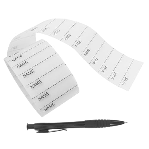DIYEAH Selbstklebende Namensetiketten für Kleidung Waschbare Stofflabels zum Beschriften DIY Namensschilder für Schuluniformen und Persönliche Textilien DIYEAH Selbstklebende Namensetiketten für Kleidung Waschbare Stofflabels zum Beschriften DIY Namensschilder für Schuluniformen und Persönliche Textilien von DIYEAH