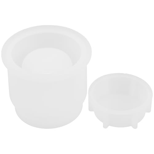 DIYEAH Silicone Gießform mit Deckel für Kreative Diy Projekte Handgemachte Silikonform für Töpfe und Gläser für Epoxidharz Gießen Basteln und DIYEAH Silicone Gießform mit Deckel für Kreative Diy Projekte Handgemachte Silikonform für Töpfe und Gläser für Epoxidharz Gießen Basteln und von DIYEAH