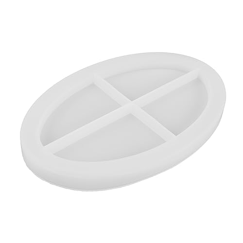 DIYEAH Silikon Schmuck Tray Gießform Ovales Diy Epoxidharz Tablett Langlebig und Leicht zu Reinigen für Projekte und Einzigartigen Schmuck für Zuhause und Büro von DIYEAH