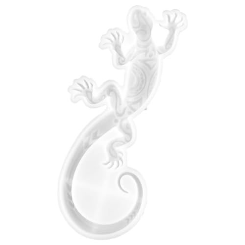 DIYEAH Silikonform Gecko für DIY Wanddekoration Flexible Gießform für Harz Einfach zu Entnehmen Kompatibel mit Epoxidharz für Kreative Wandkunst und Bastelprojekte von DIYEAH