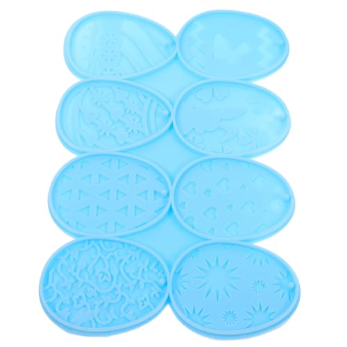 DIYEAH Silikonform Ostern Schlüsselanhänger Gießform für DIY Dekorationen Holografisches Ei Design Basteln für Erwachsene Langlebig und Flexibel DIYEAH Silikonform Ostern Schlüsselanhänger Gießform für DIY Dekorationen Holografisches Ei Design Basteln für Erwachsene Langlebig und Flexibel von DIYEAH
