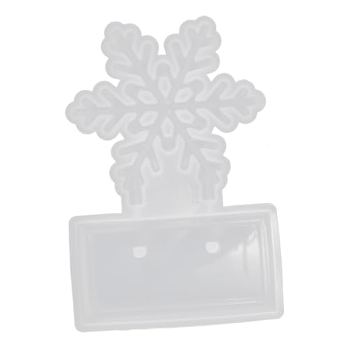 DIYEAH Silikonform Schneeflocke Weihnachtsdeko Gießform für Diy Harz Schmuck Basteln Weihnachtsanhänger Kreative Fondant Form Schneeornament DIYEAH Silikonform Schneeflocke Weihnachtsdeko Gießform für Diy Harz Schmuck Basteln Weihnachtsanhänger Kreative Fondant Form Schneeornament von DIYEAH